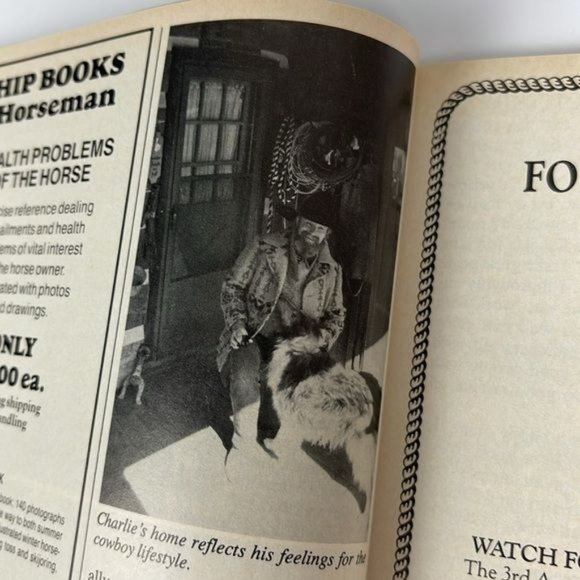 Vtg Western Horseman Magazine Charlie Daniels Cover Story Aug 1987 Vol 52, No 8 - Picture 10 of 16